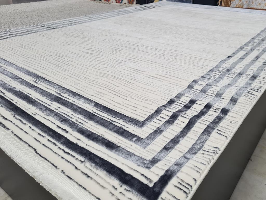 Star Versage Krem Antrasit Dikdörtgen Halı 160x230cm - 3