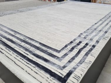 Star Versage Krem Antrasit Dikdörtgen Halı 160x230cm - 3