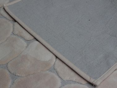 Stone Pamuk Banyo Paspas Seti 2'li Pudra - 3