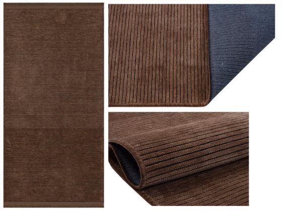 Sultan Kaymaz Tabanlı Dikdörtgen Halı 80x150 Cm Kahve - Çeyiz Diyarı