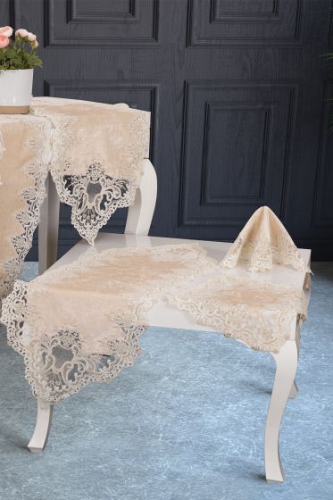 Sümbül Kadife Salon Takımı 5 Parça - Çeyiz Diyarı (1)