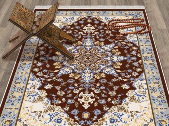 Sümbül Kadife Seccade Siyah - Çeyiz Diyarı (1)