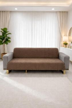 Teddy Wellsoft Koltuk Örtüsü 170x215 Cm Cappucino - 1