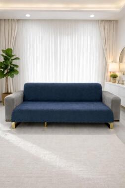 Teddy Wellsoft Koltuk Örtüsü 170x215 Cm İndigo - 1