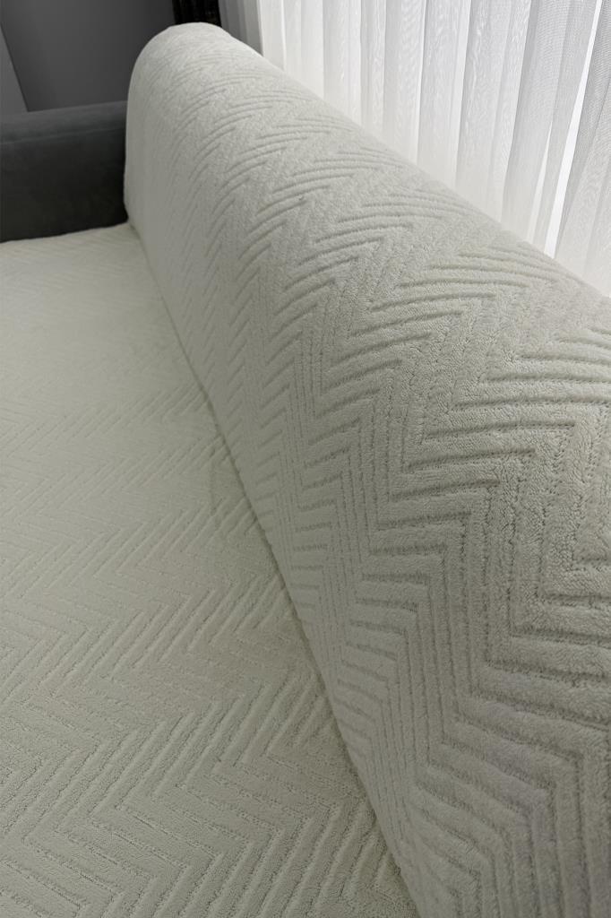 Teddy Wellsoft Koltuk Örtüsü 170x215 Cm Krem - 2