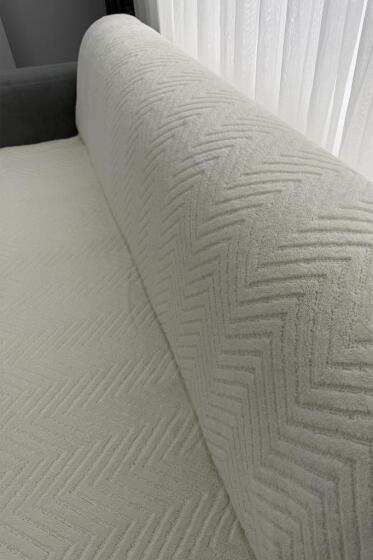 Teddy Wellsoft Koltuk Örtüsü 170x215 Cm Krem - Çeyiz Diyarı (1)