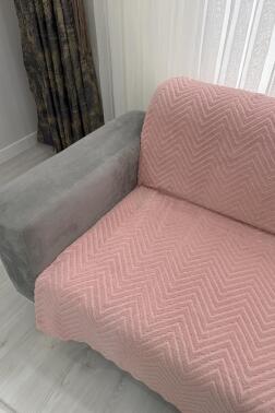 Teddy Wellsoft Koltuk Örtüsü 170x215 Cm Pudra - 2