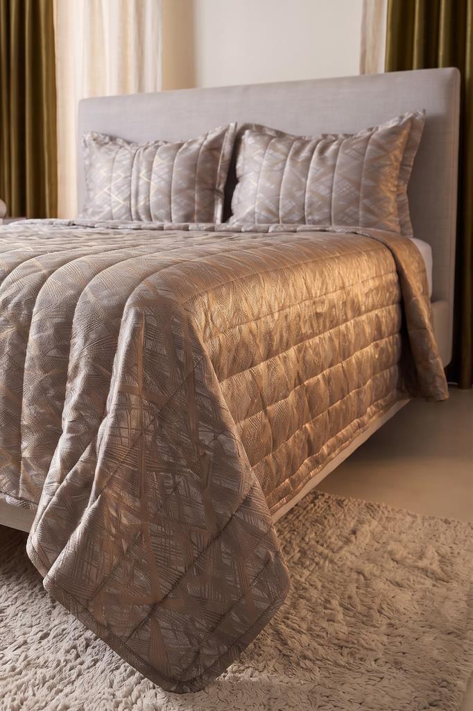 Terrano Çift Kişilik Yatak Örtüsü 240x250 cm Bej - 2
