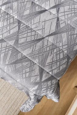 Terrano Çift Kişilik Yatak Örtüsü 240x250 cm Gri - 2
