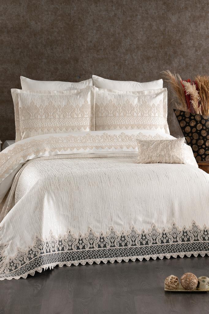 Tual Gelin Seti 8 Parça Ekru - 1