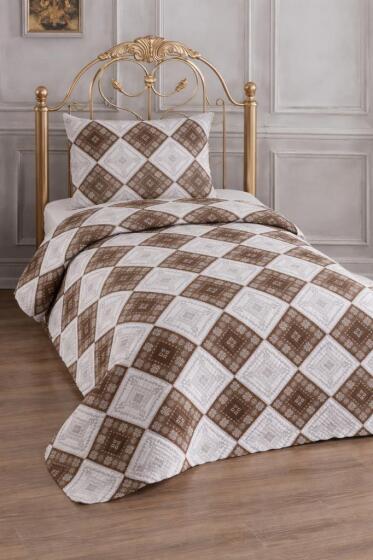 Ultrasonik Kapitoneli Alkım Tek Kişilik Pike Takımı 160x235 cm - Çeyiz Diyarı