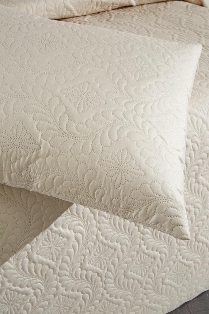 Ultrasonik Kapitoneli Elite Çift Kişilik Yatak Örtüsü Bej - 7