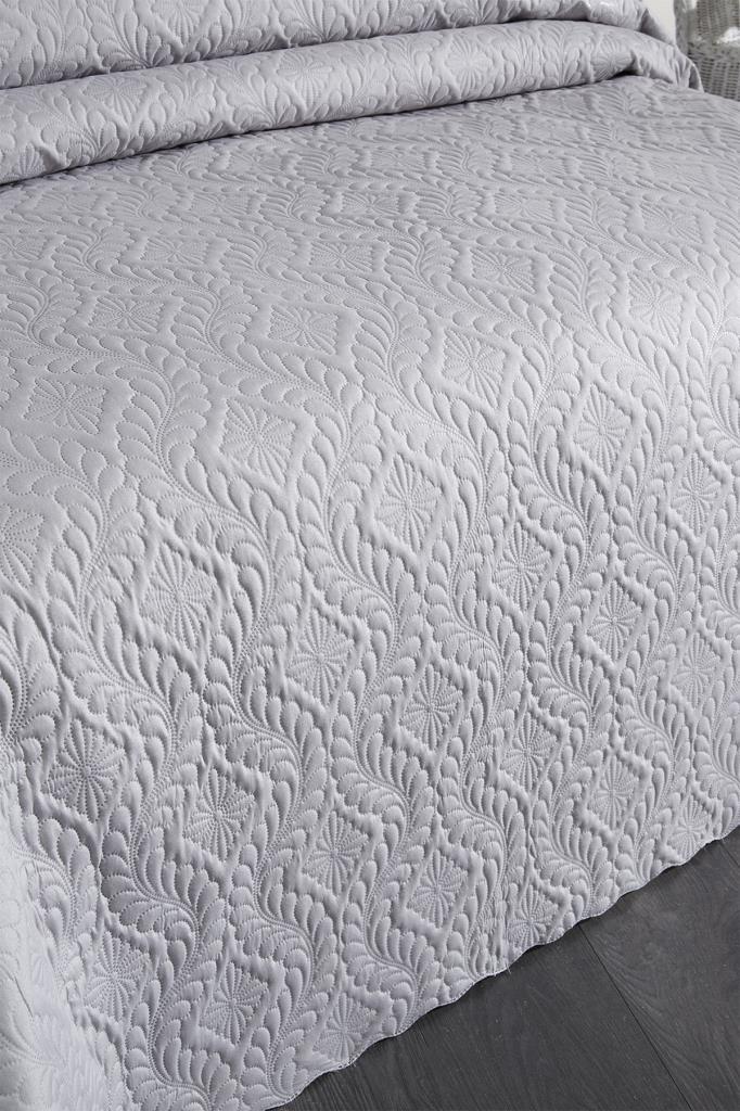 Ultrasonik Kapitoneli Elite Çift Kişilik Yatak Örtüsü Gri - 3