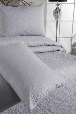 Ultrasonik Kapitoneli Elite Çift Kişilik Yatak Örtüsü Gri - 6