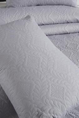 Ultrasonik Kapitoneli Elite Çift Kişilik Yatak Örtüsü Gri - 7