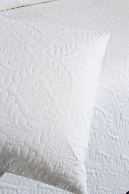 Ultrasonik Kapitoneli Elite Çift Kişilik Yatak Örtüsü Krem - 7