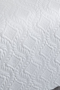 Ultrasonik Kapitoneli Elite Çift Kişilik Yatak Örtüsü Krem - 8