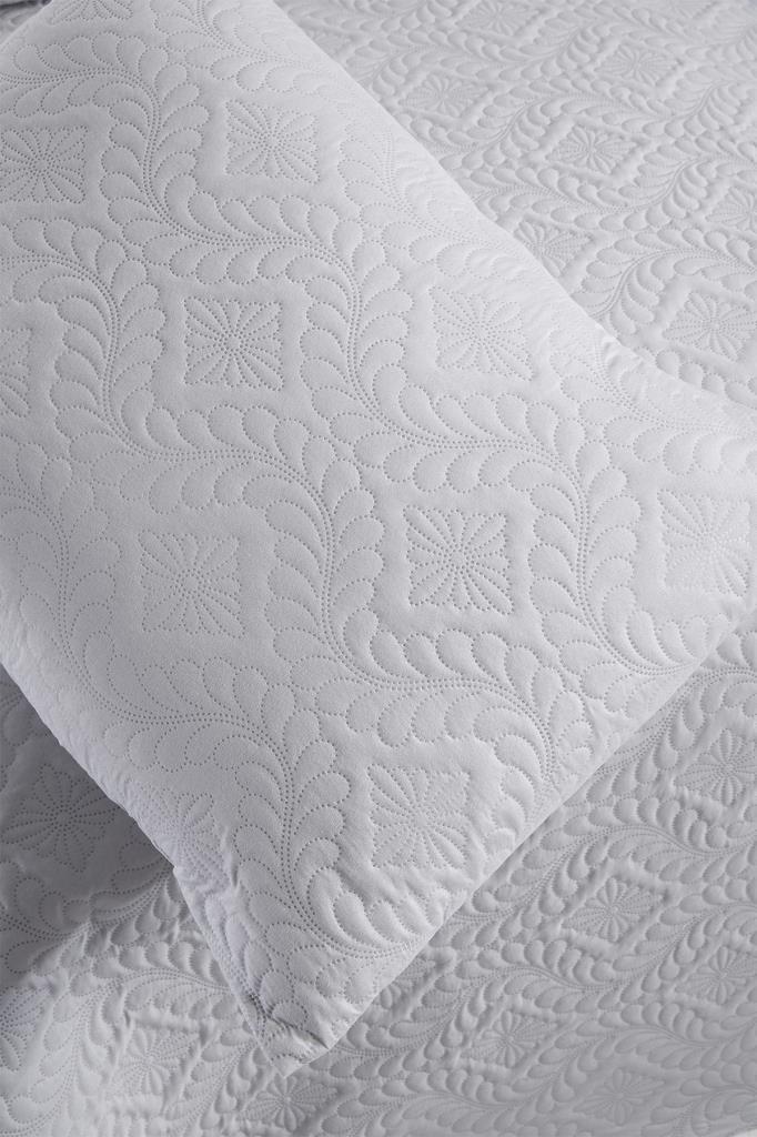 Ultrasonik Kapitoneli Elite Tek Kişilik Yatak Örtüsü Gri - 5