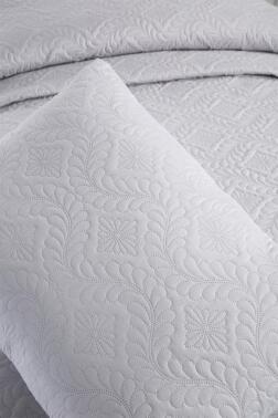 Ultrasonik Kapitoneli Elite Tek Kişilik Yatak Örtüsü Gri - 6