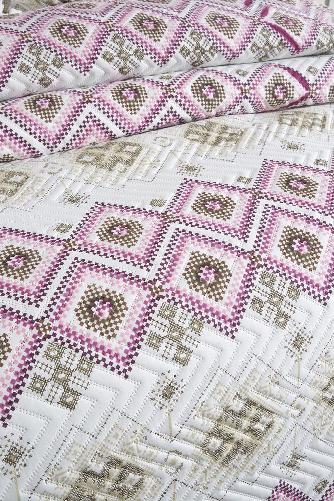 Ultrasonik Kapitoneli Ferda Çift Kişilik Yatak Örtüsü - 4