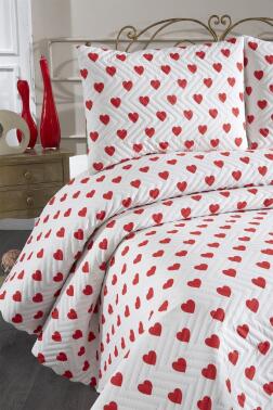 Ultrasonik Kapitoneli Kalben Çift Kişilik Yatak Örtüsü - 5