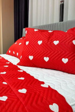 Ultrasonik Kapitoneli Leman Çift Kişilik Yatak Örtüsü - 2