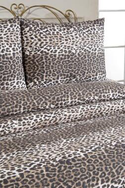 Ultrasonik Kapitoneli Leopar Çift Kişilik Yatak Örtüsü - 4