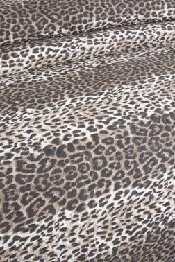Ultrasonik Kapitoneli Leopar Çift Kişilik Yatak Örtüsü - 5
