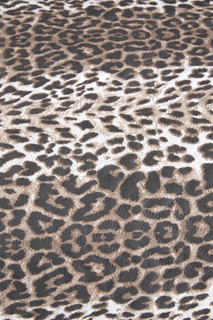 Ultrasonik Kapitoneli Leopar Çift Kişilik Yatak Örtüsü - 6