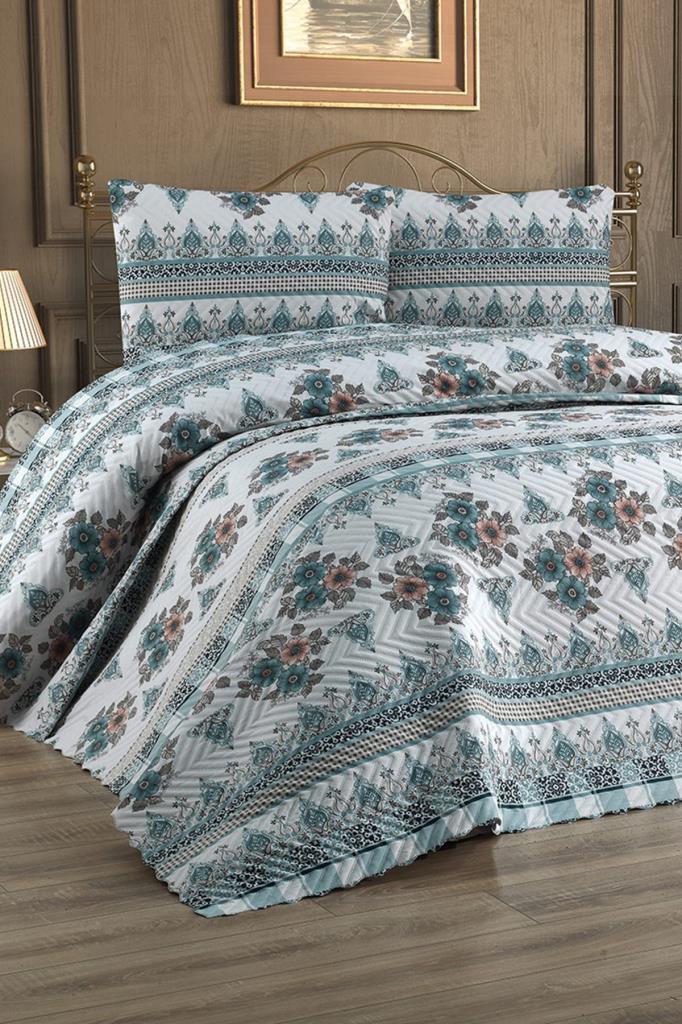 Ultrasonik Kapitoneli Neşe Çift Kişilik Pike Takımı 195x235 cm - 1