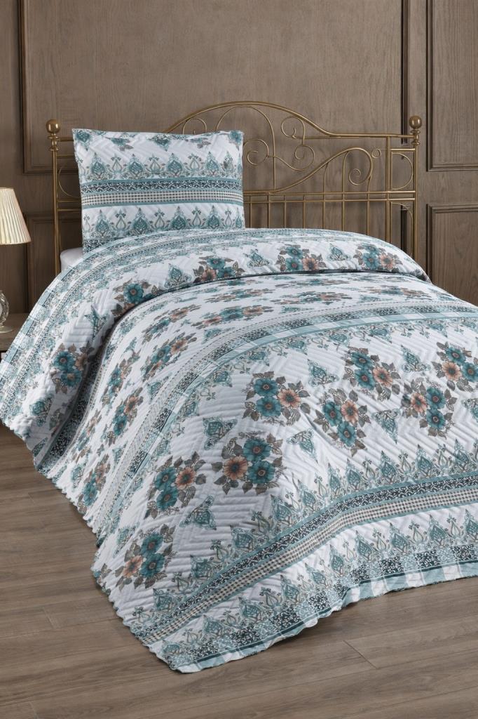 Ultrasonik Kapitoneli Neşe Tek Kişilik Pike Takımı 160x235 cm - 1