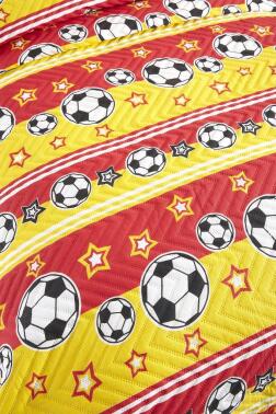 Ultrasonik Kapitoneli Şampiyon Tek Kişilik Yatak Örtüsü Sarı Kırmızı - 7