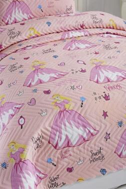 Ultrasonik Kapitoneli Tatlı Prenses Tek Kişilik Yatak Örtüsü - 2