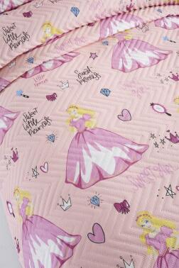 Ultrasonik Kapitoneli Tatlı Prenses Tek Kişilik Yatak Örtüsü - 4