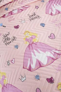 Ultrasonik Kapitoneli Tatlı Prenses Tek Kişilik Yatak Örtüsü - 5