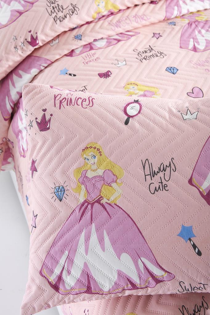 Ultrasonik Kapitoneli Tatlı Prenses Tek Kişilik Yatak Örtüsü - 6