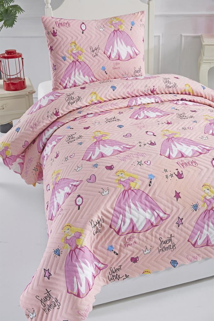Ultrasonik Kapitoneli Tatlı Prenses Tek Kişilik Yatak Örtüsü - 8