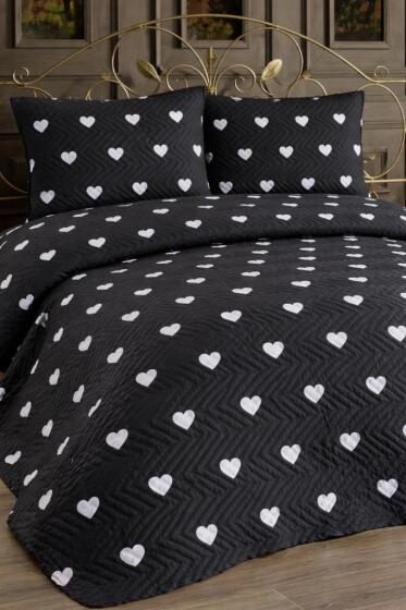 Ultrasonik Kapitoneli Tutku Çift Kişilik Pike Takımı 195x235 cm - Çeyiz Diyarı