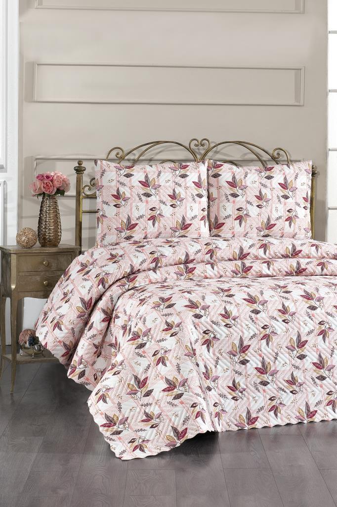 Ultrasonik Kapitoneli Zambak Çift Kişilik Yatak Örtüsü - 1