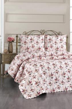 Ultrasonik Kapitoneli Zambak Çift Kişilik Yatak Örtüsü - 1