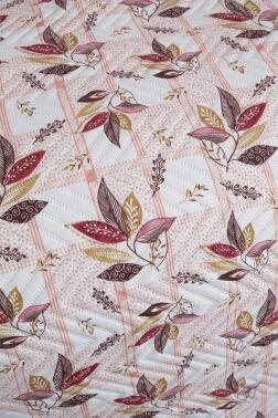 Ultrasonik Kapitoneli Zambak Çift Kişilik Yatak Örtüsü - 5