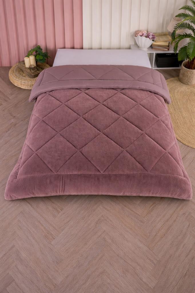 Uyl Wellsoft 195x215 Cm Çift Kişilik Yorgan Gül Kurusu - 1