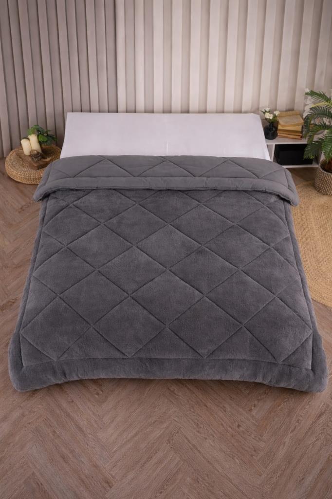 Uyl Wellsoft 215x235 Cm Battal Boy Yorgan Gri - 1