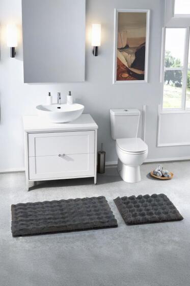 Venedik 2'li Klozet Takımı Antrasit - Çeyiz Diyarı