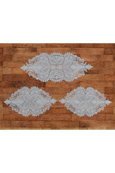 Verna Kordone İşlemeli Yatak Odası Takımı Silver - Çeyiz Diyarı (1)