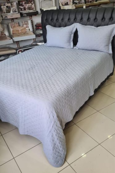Washed Soft Tek Kişilik Yatak Örtüsü Bej - Çeyiz Diyarı