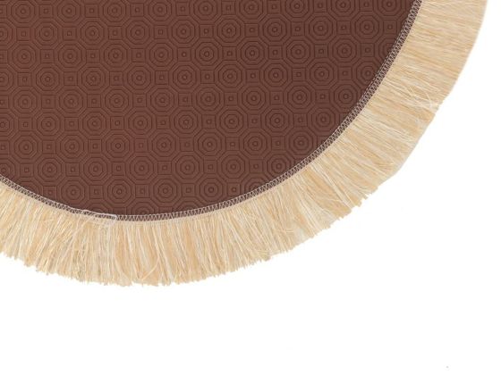 Waves Püsküllü 2 Li Banyo Paspas Takımı Cappucino - Çeyiz Diyarı (1)