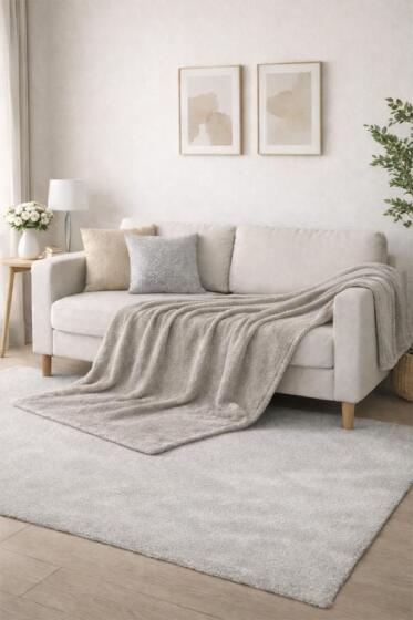 Wella Soft 130x170 cm Tv Battaniyesi Bej - Çeyiz Diyarı