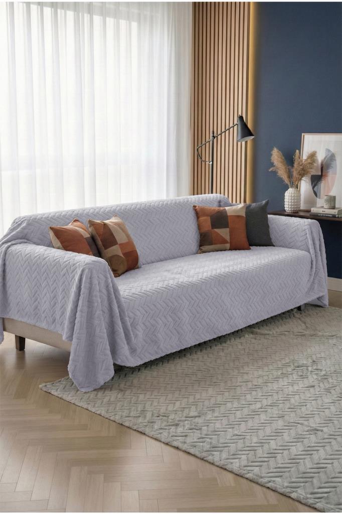 Wellsoft Süngerli Koltuk Örtüsü 170x210 Cm Gri - 1