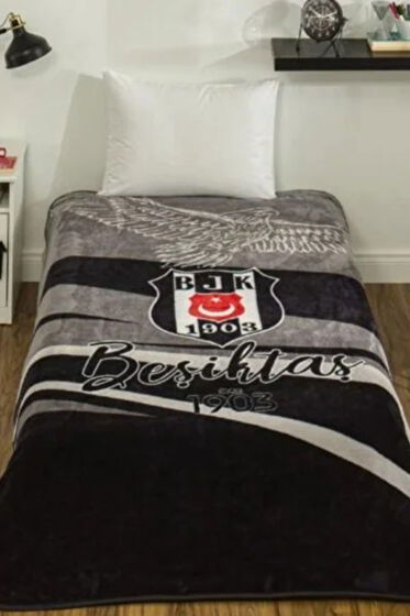 Yeni Sezon Beşiktaş Lisanslı Taraftar Tek Battaniye - Kristal
